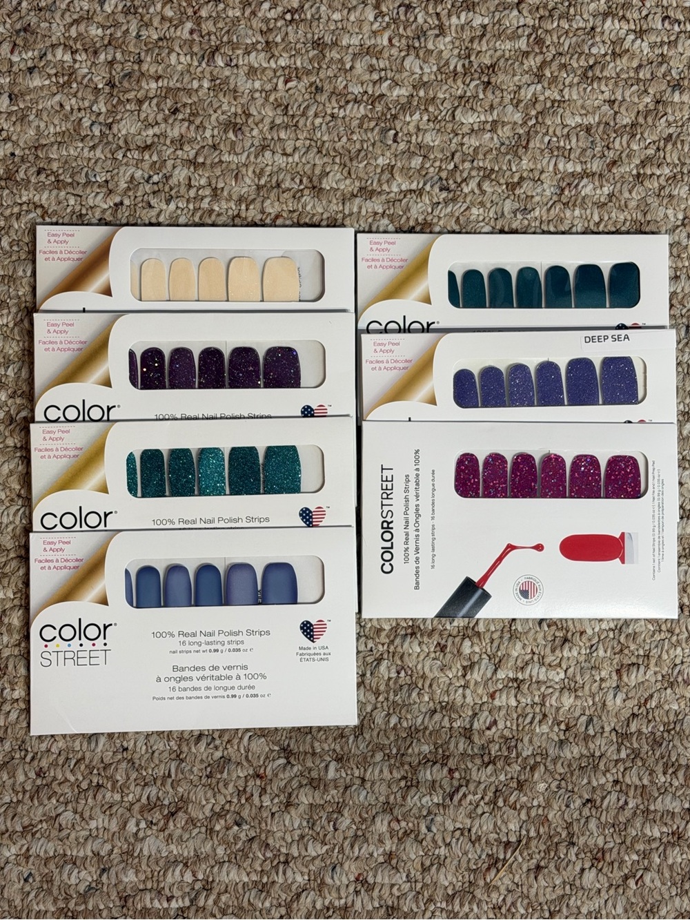 🩵 NEW! Color Street Bundle (7) 💜